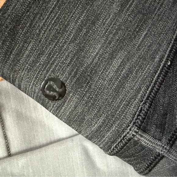 Lululemon Athletica Gray and Black High-Waisted Capris - Picture 6 of 7